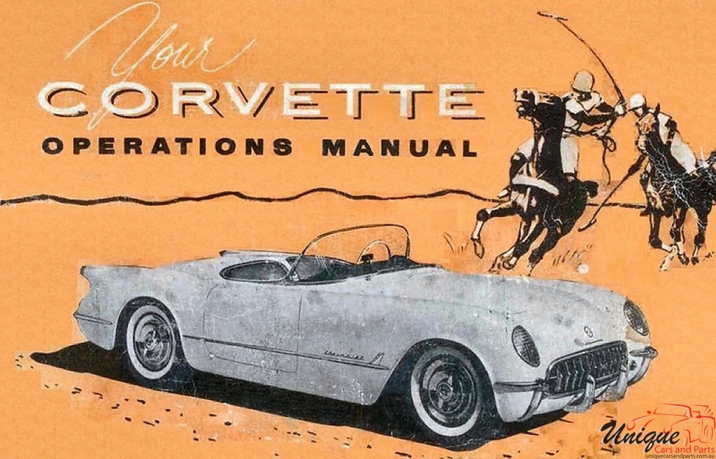 1954 Chevrolet Corvette Owners Manual